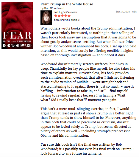 Fear: Trump in the White House